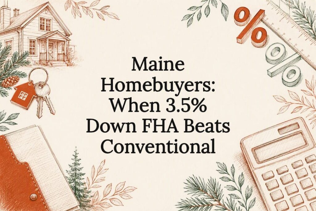 Decorative FHA conventional loan title card