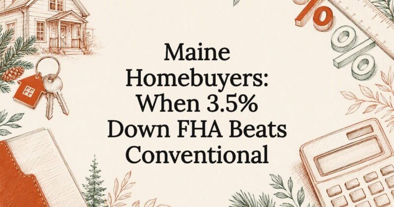 Decorative FHA conventional loan title card