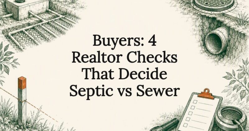 Septic and sewer inspection title card