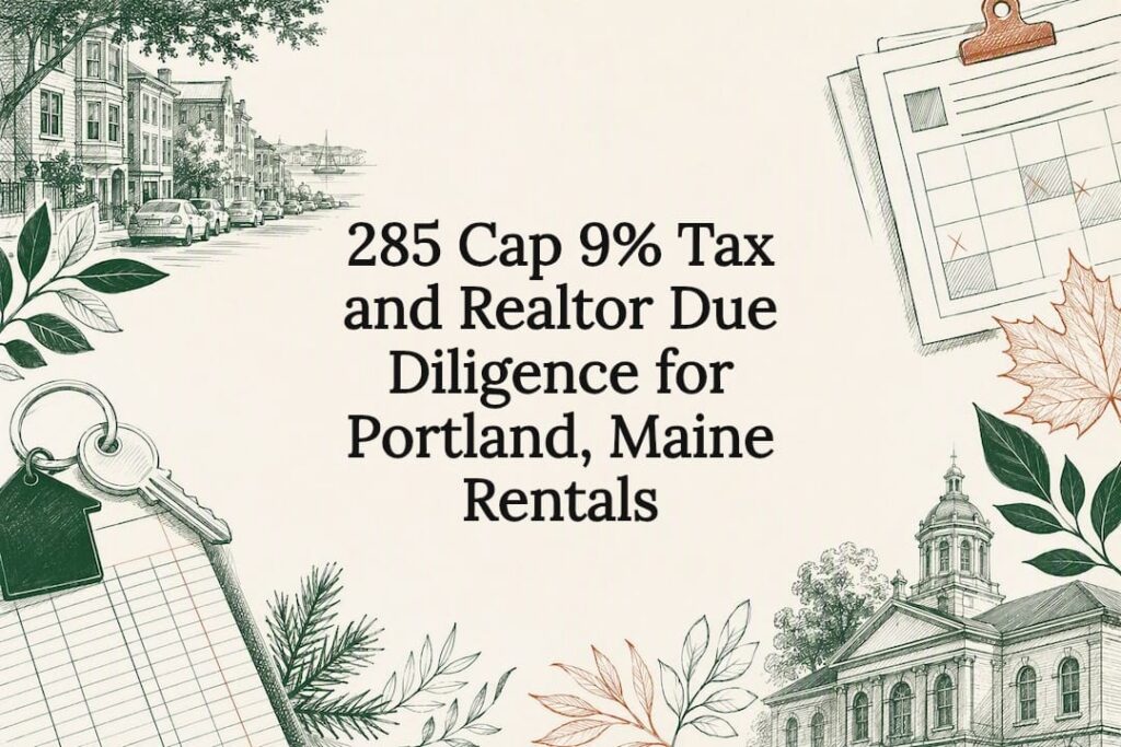 Decorative Portland rental compliance title card