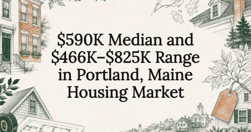 Hand-drawn Portland housing title card