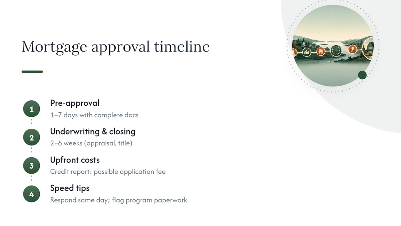 How Long Does Mortgage Approval Take in Maine? — overview diagram