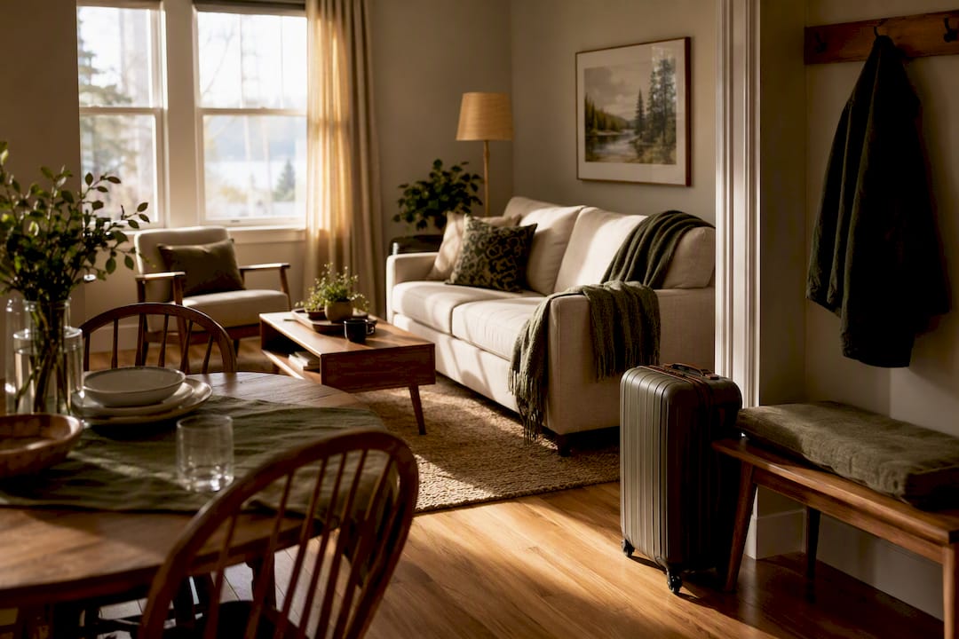 Furnished home prepared for mid-term tenants