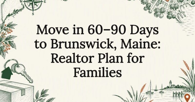 Decorative Brunswick relocation title card
