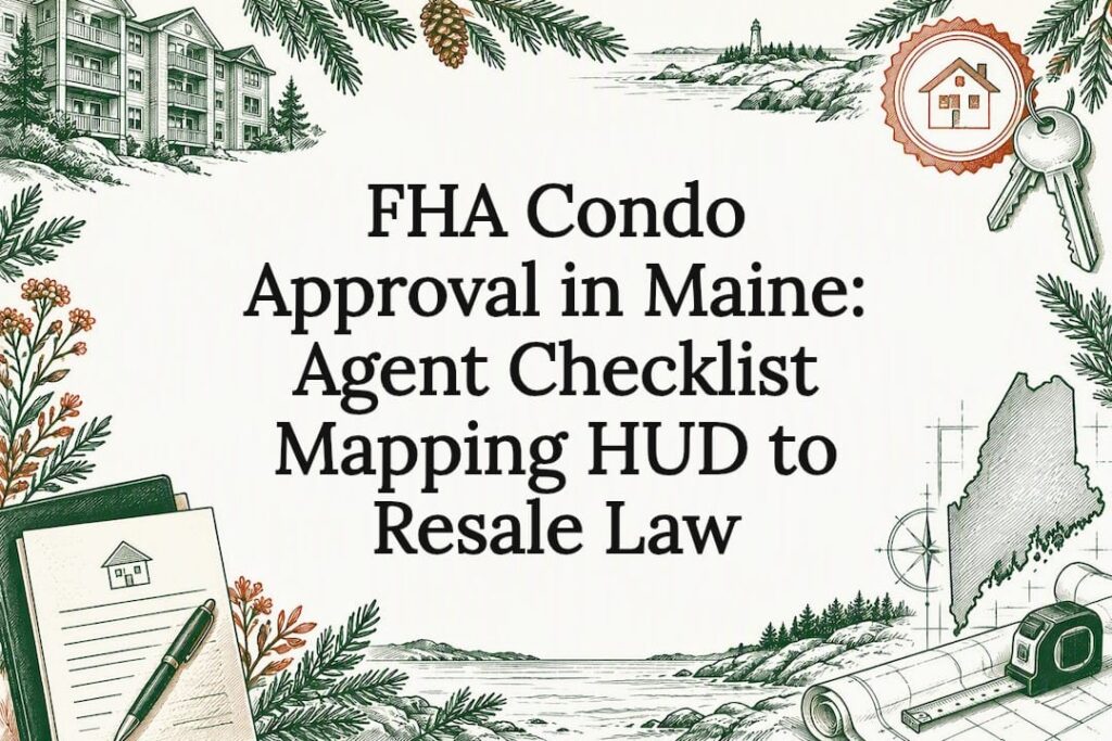 Decorative FHA condo approval title card