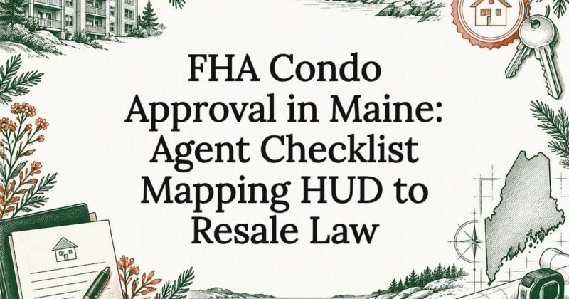 Decorative FHA condo approval title card