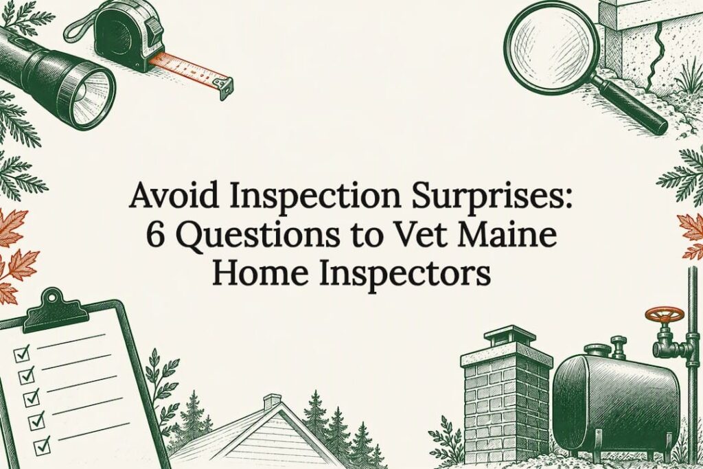 Decorative home inspection title card