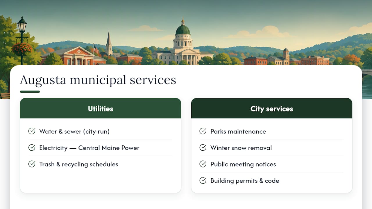 Augusta municipal services overview
