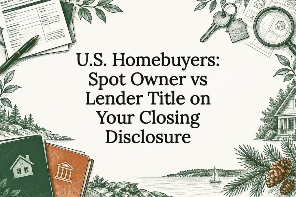 Decorative title card for title insurance guide