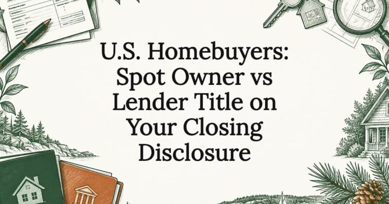 Decorative title card for title insurance guide