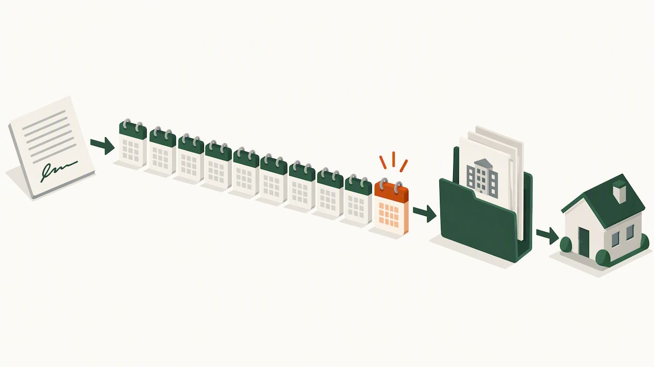 Illustrated ten-day condo certificate process