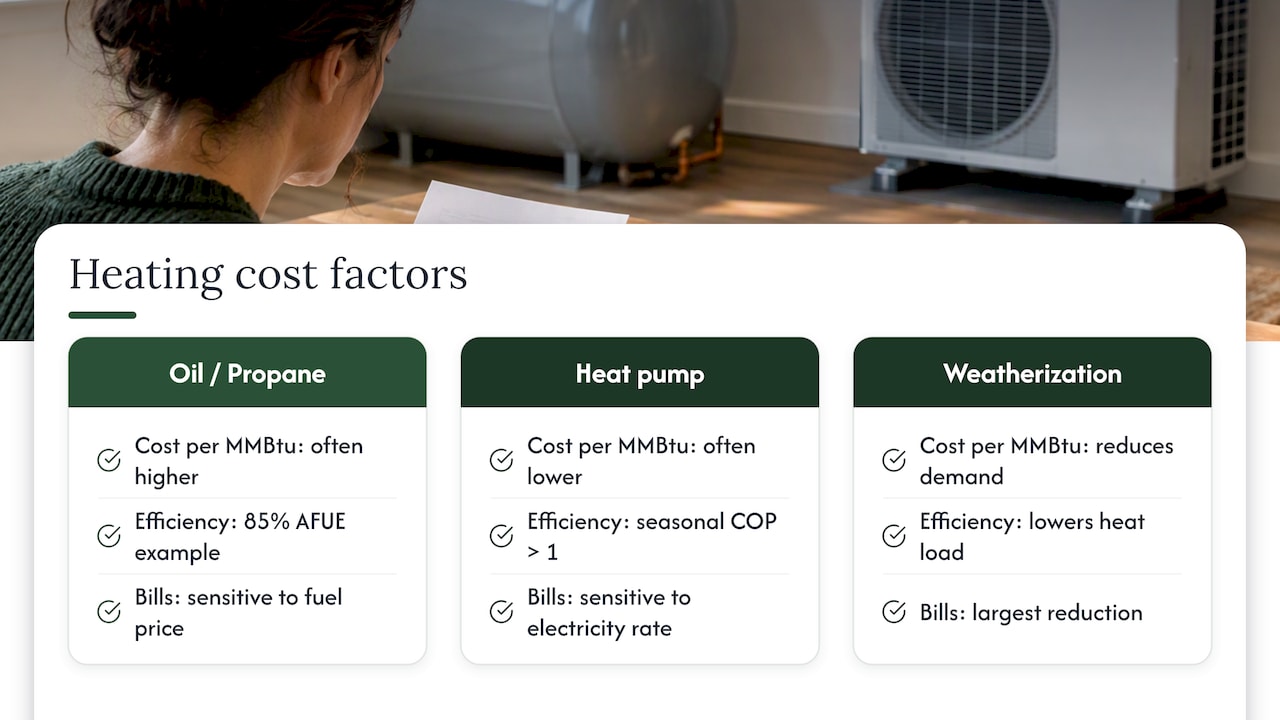 Estimating your actual operating cost in Maine — overview diagram