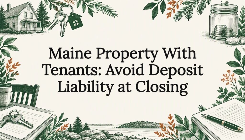 Rental home and keys title card illustration